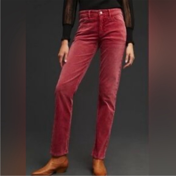 Anthropologie Pilcro Slim Boyfriend Crop Corduroy Pants 27 - Picture 13 of 13